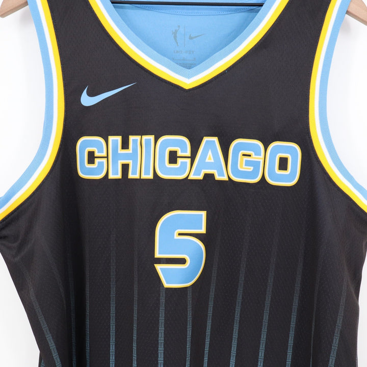 Nike Chicago Sky Angel Reese 5 Explorer Edition WNBA Jersey Black L