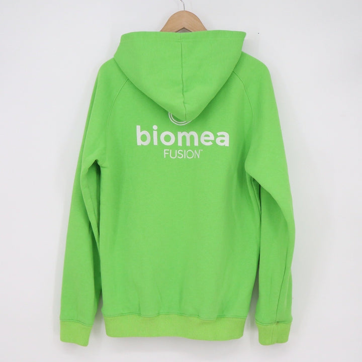 Reform Clothing Biomea Fusion Hoodie Mens Medium Lime Green Pullover Sweatshirt