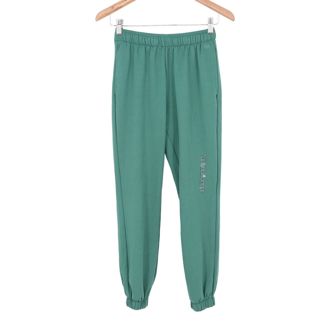 DSG So Soft Cinch Pant Womens XS Blue Teal Green Joggers