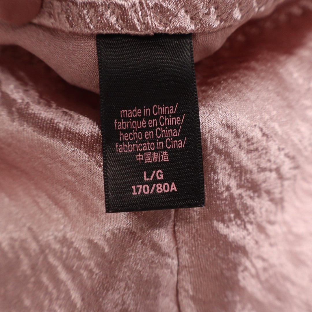 Victoria's Secret Pink Satin Tap Shorts High Cut Sleep Loungewear Large