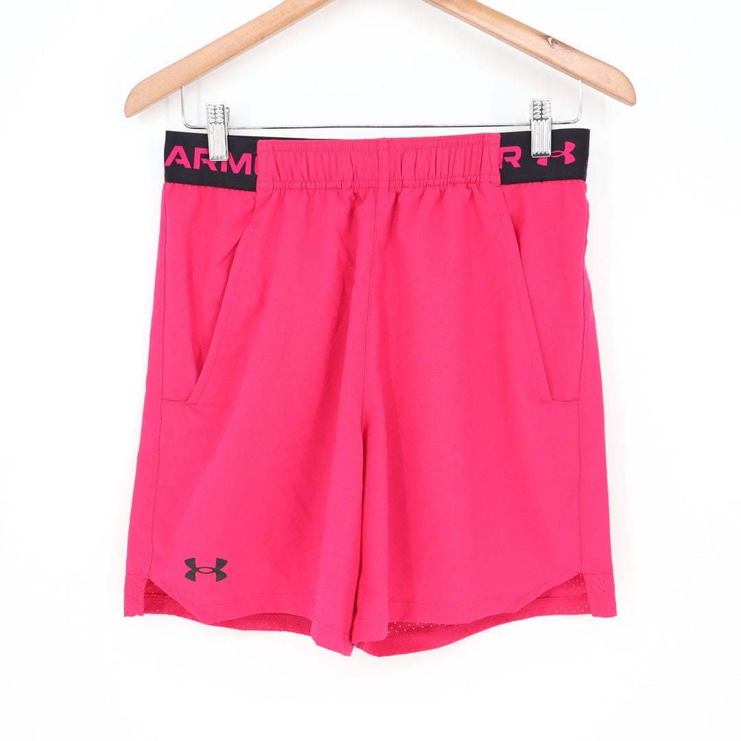 Under Armour Mens Vanish Woven 6in Shorts Pink Black Size S NEW