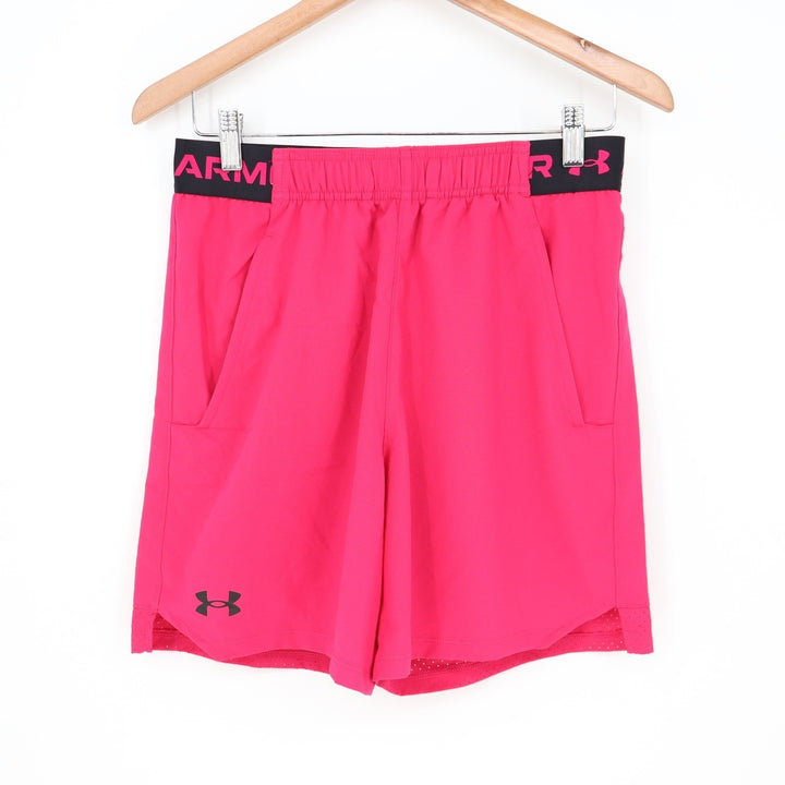 Under Armour Mens Vanish Woven 6in Shorts Pink Black Size S NEW