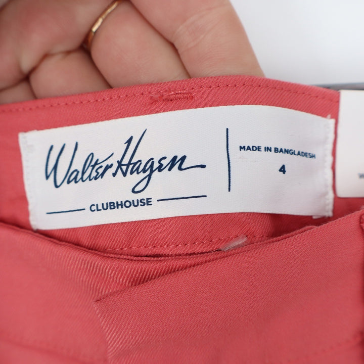 Walter Hagen Clubhouse 16" Skort Pink Rouge Womens 4 Golf Athletic NEW