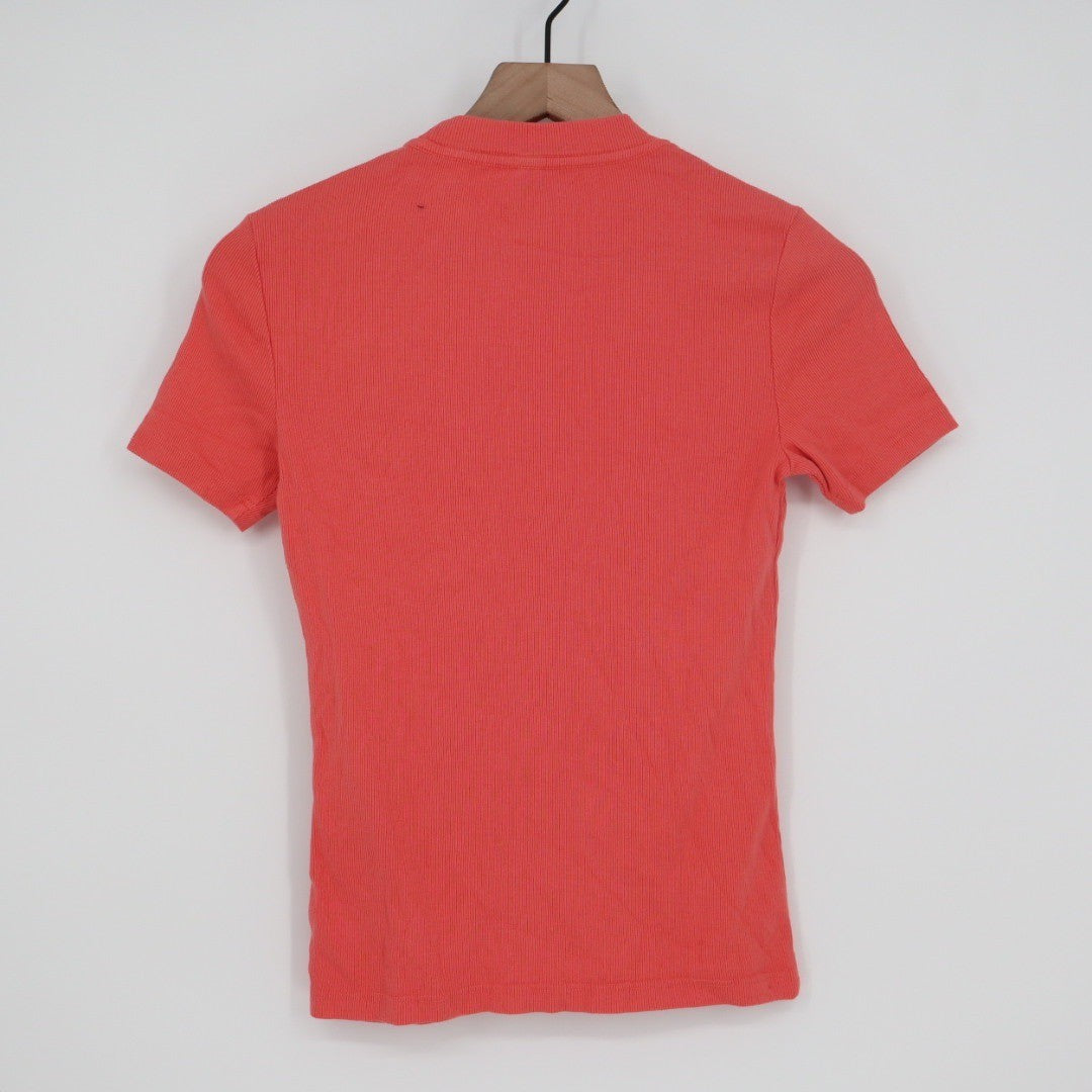 American Giant Women's Luxe Rib Crew Tee Size XS Made In USA