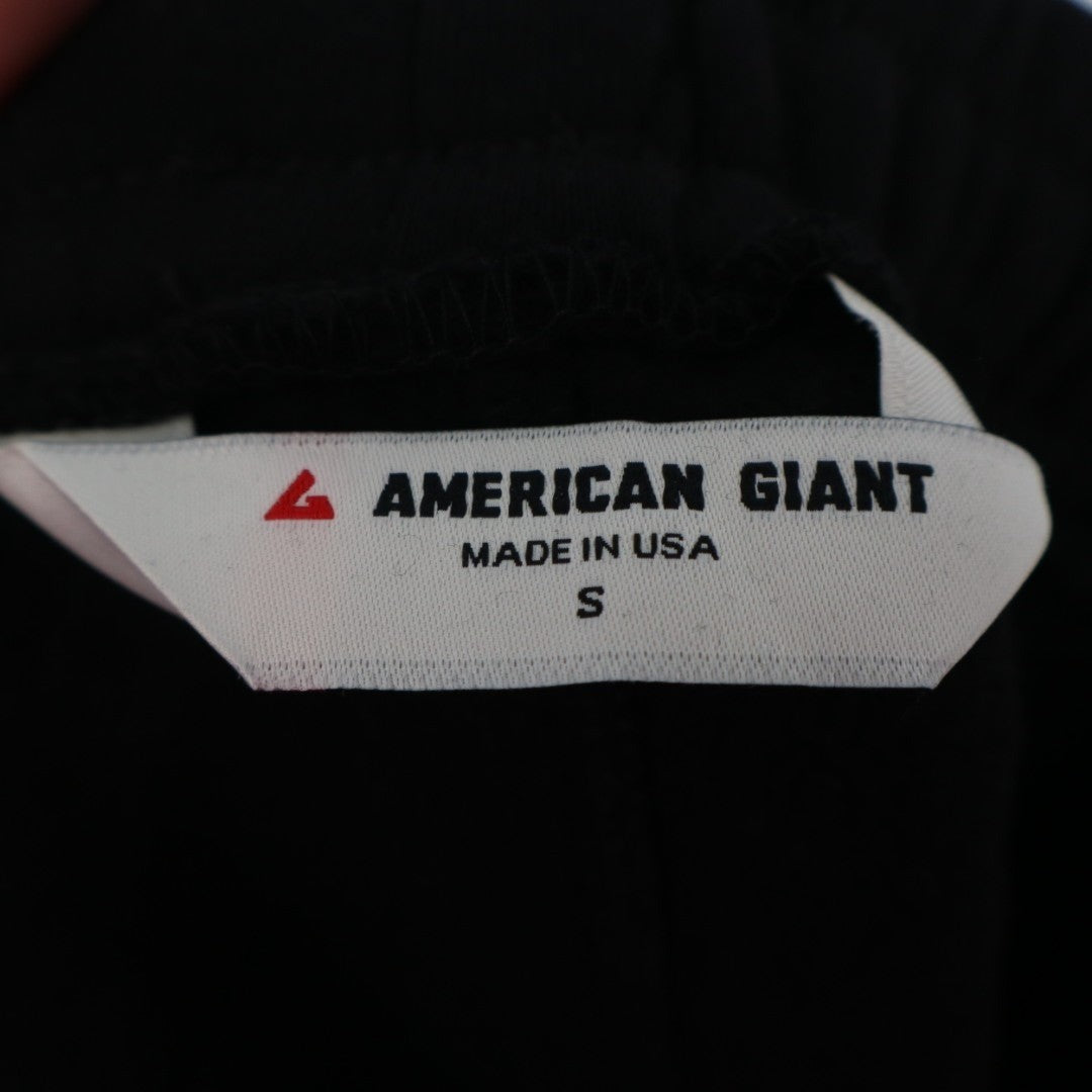 American Giant Midweight Fleece Straight & Pencil Skirt Womens S Black Back Slit