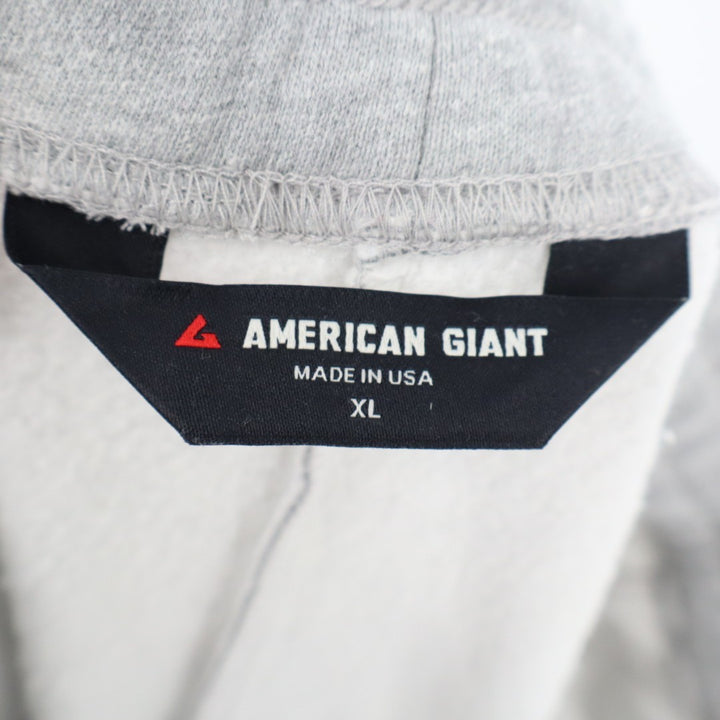 American Giant Sweatpants Men's XL Gray Cotton Tapered Leg Drawstring Waist