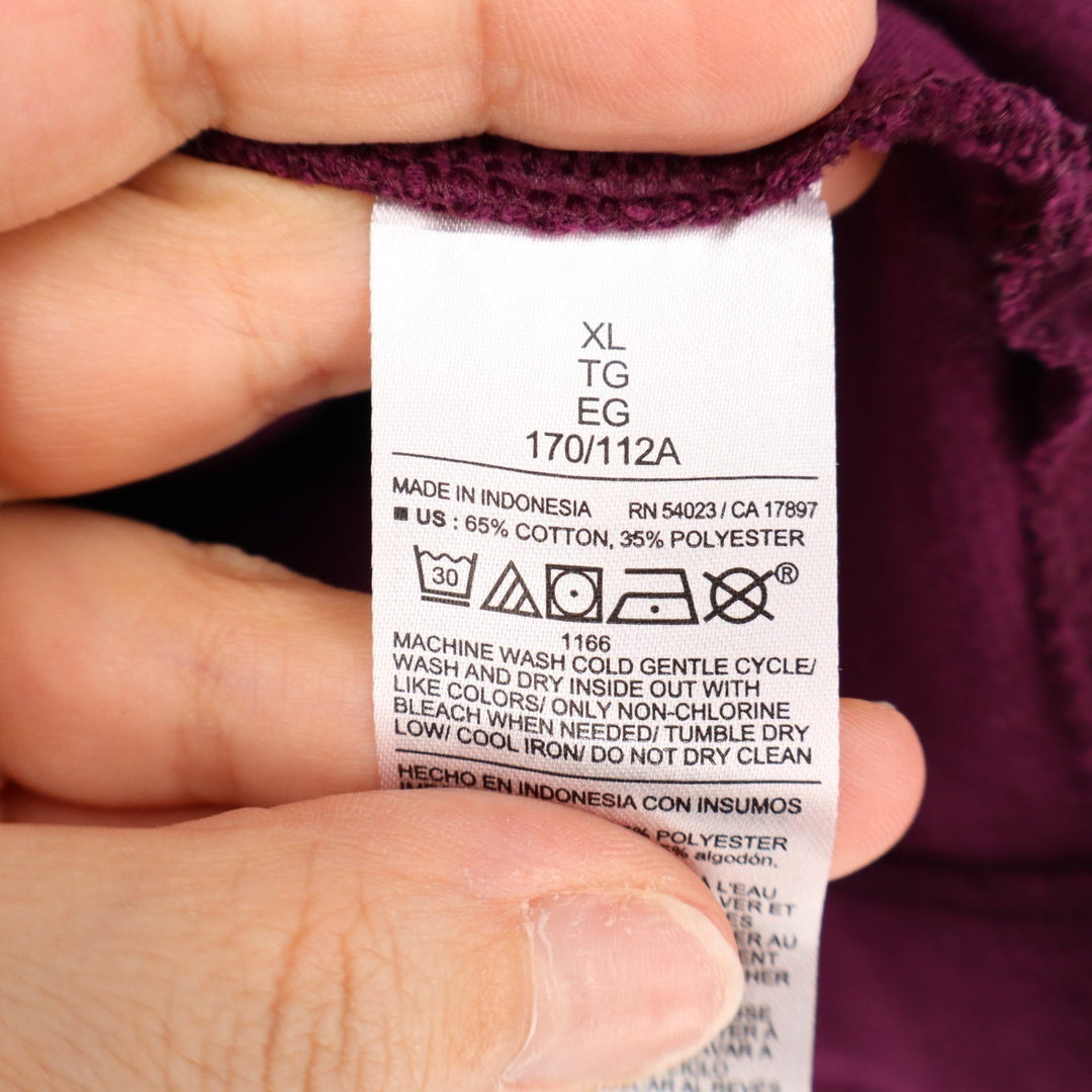 Old Navy Sweater Womens XL Burgundy Cotton Knit Long Sleeve Mock Neck Pullover