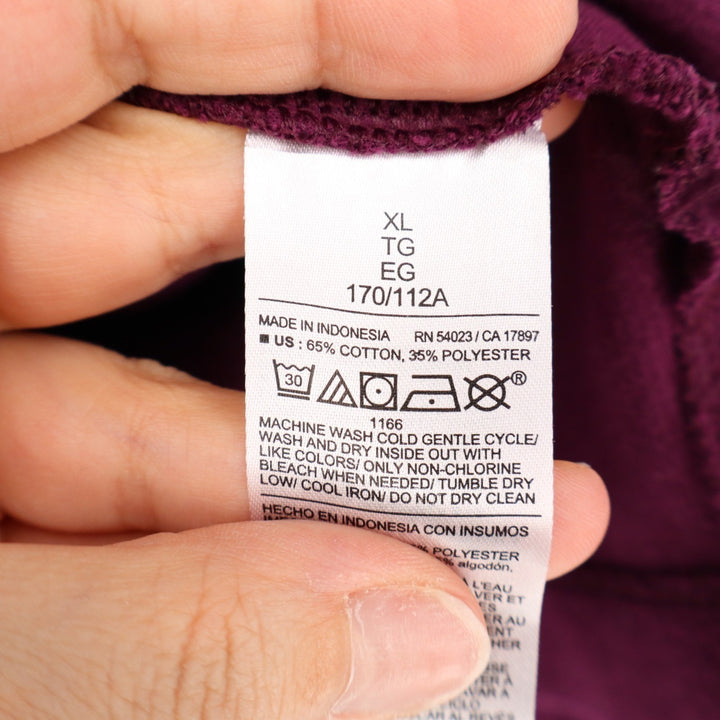 Old Navy Sweater Womens XL Burgundy Cotton Knit Long Sleeve Mock Neck Pullover