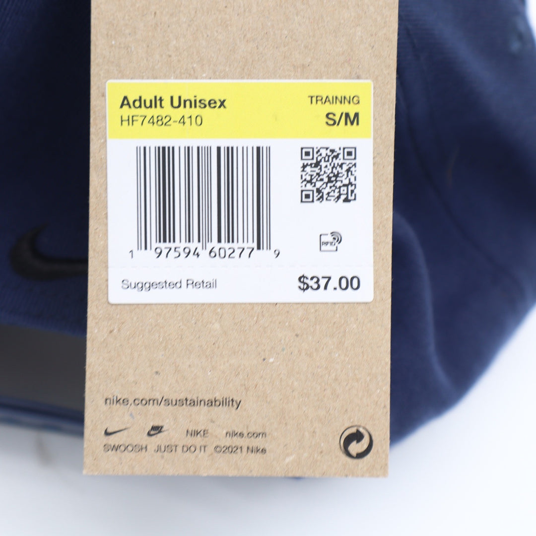 Nike Pro Cap Dri-FIT Navy Blue Flat Brim Rope Hat S/M NEW