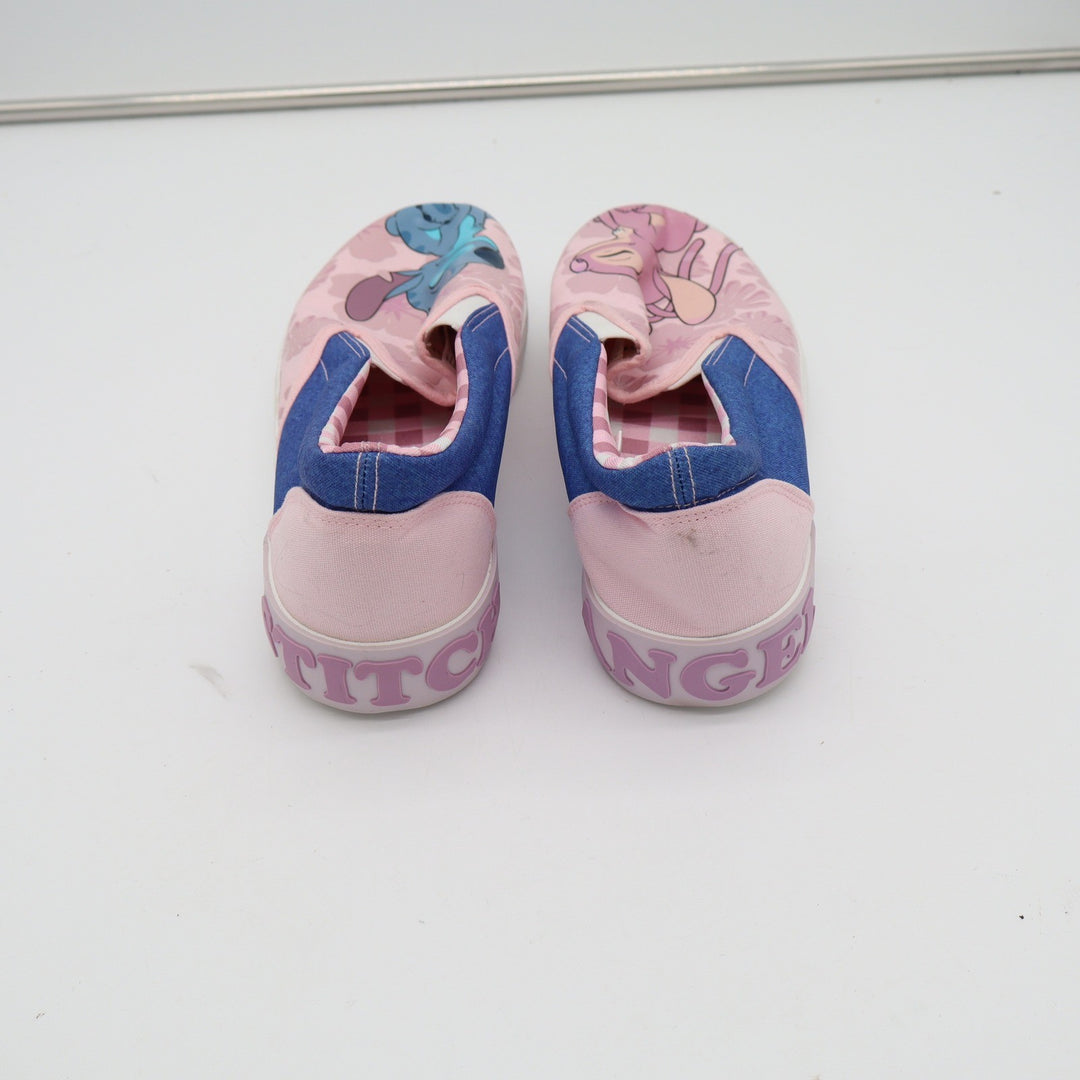 Disney Lilo & Stitch Angel Slip On Canvas Sneakers Womens Size 9