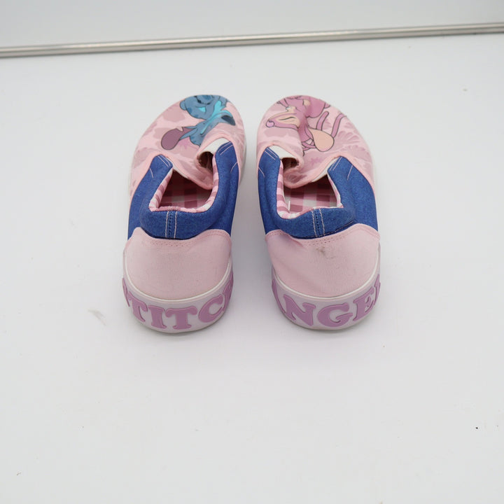 Disney Lilo & Stitch Angel Slip On Canvas Sneakers Womens Size 9