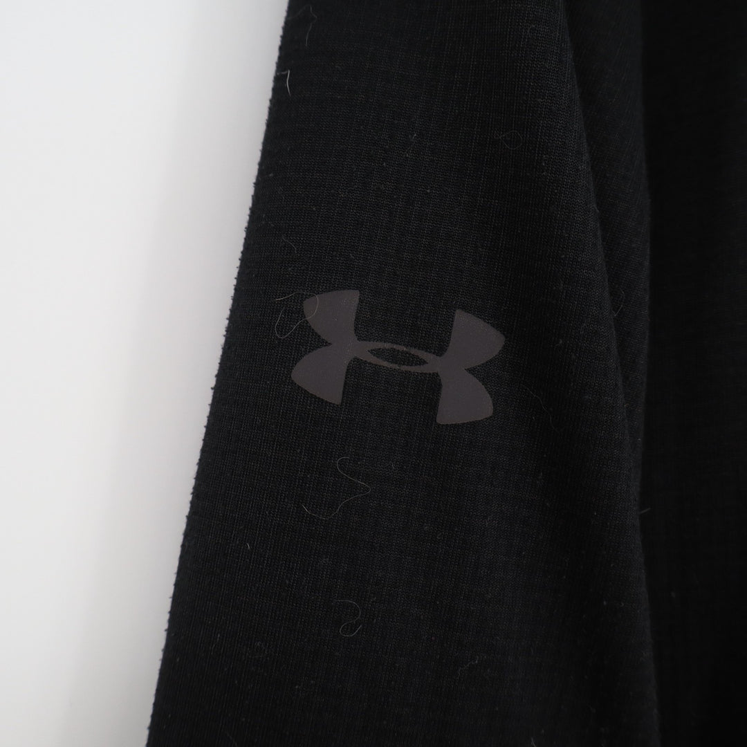 Under Armour ColdGear Hoodie Mens XL Black Fitted Gym Training Workout Athletic