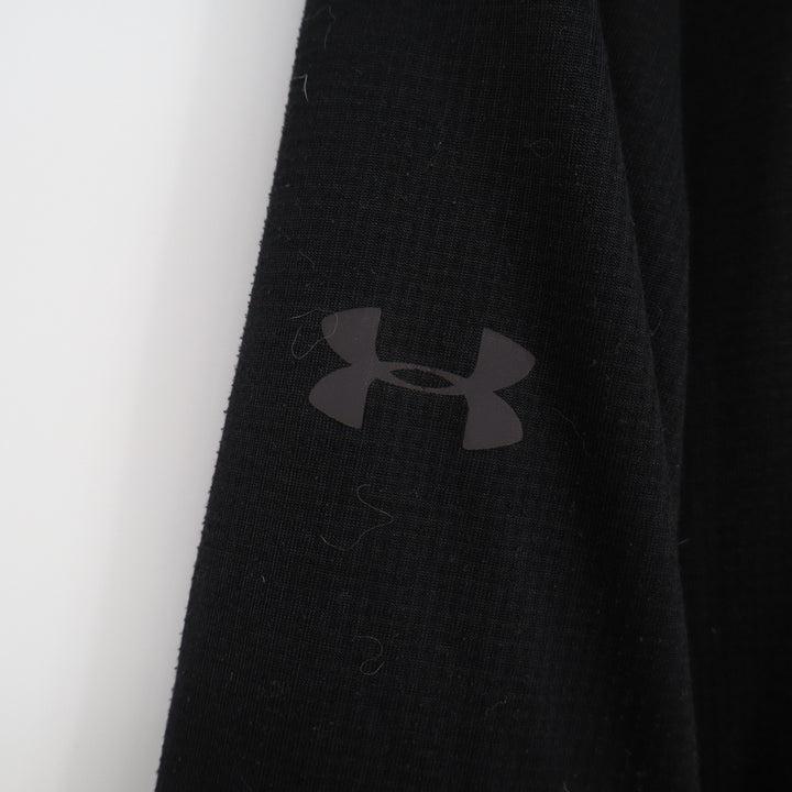 Under Armour ColdGear Hoodie Mens XL Black Fitted Gym Training Workout Athletic