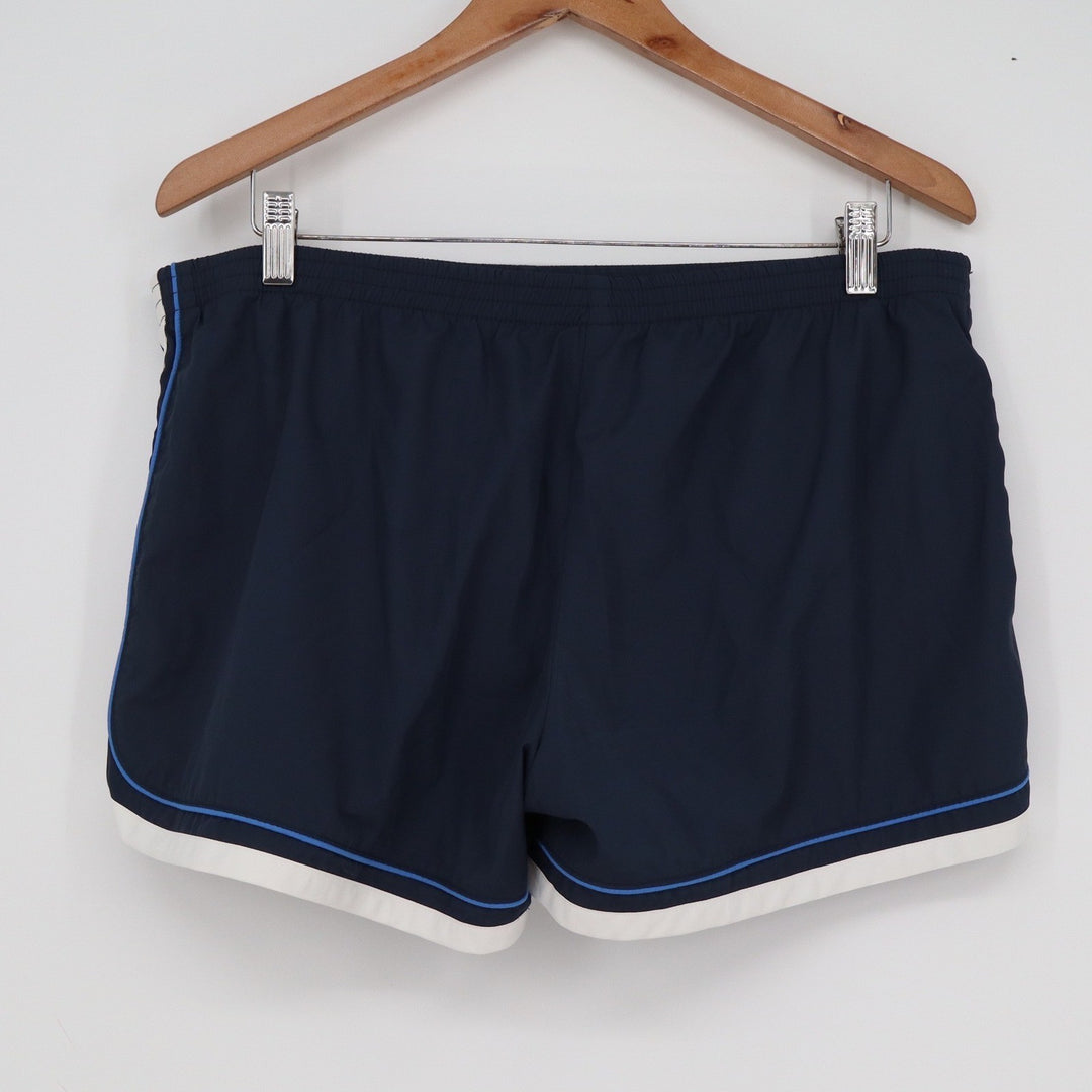 Old Navy Women's Navy Blue White Contrast Trim Dolphin Running Shorts Large