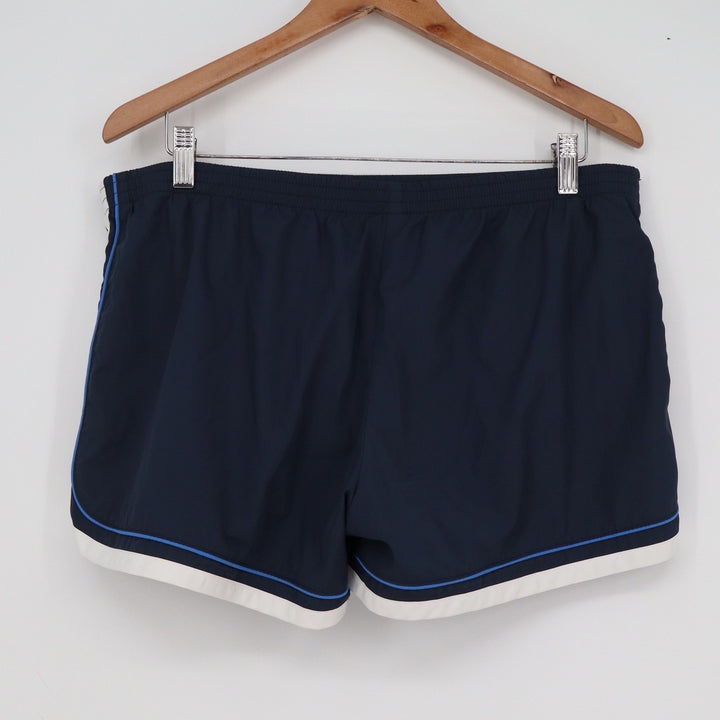 Old Navy Women's Navy Blue White Contrast Trim Dolphin Running Shorts Large