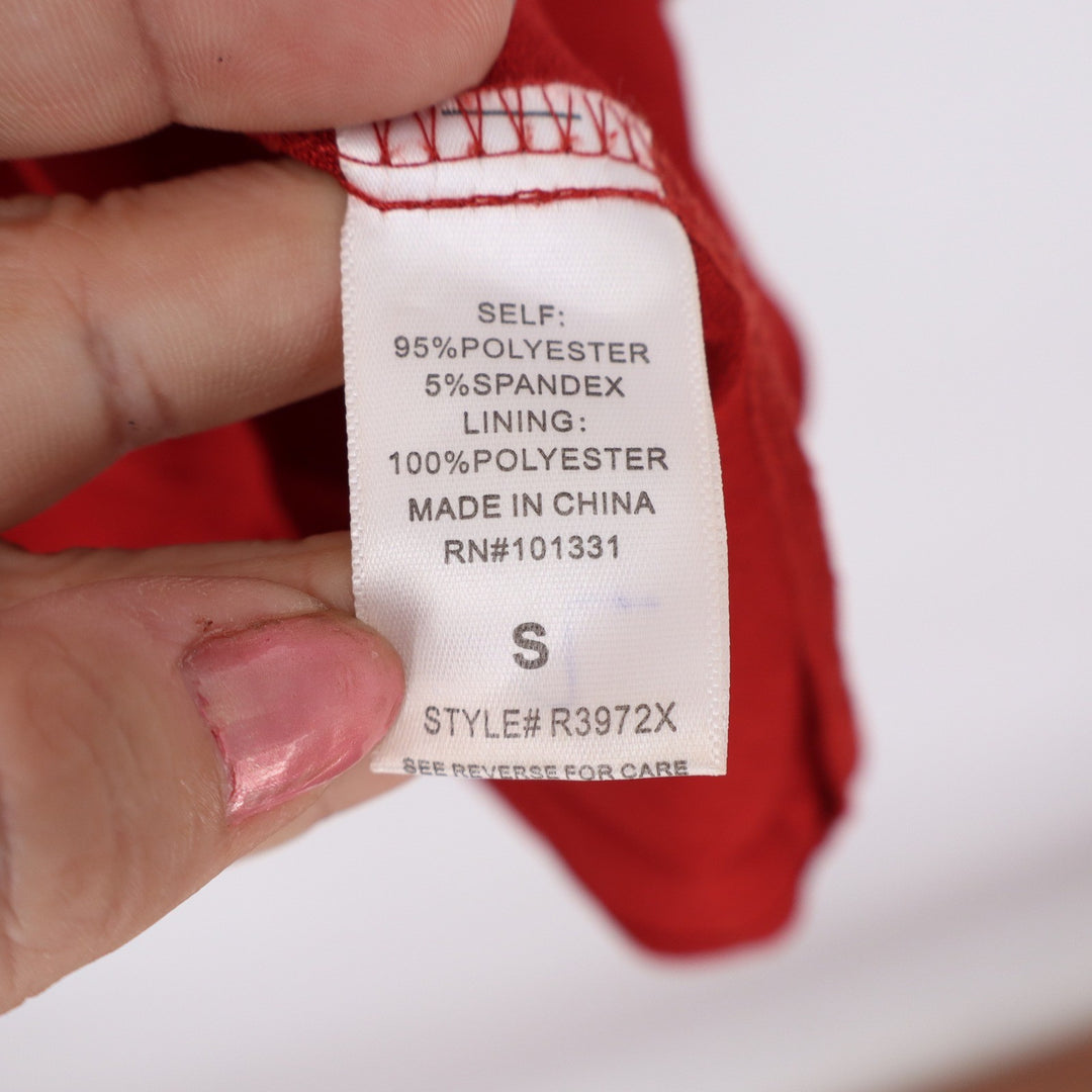 Charlotte Russe Dress Women S Red Strappy Racerback Tulip Good