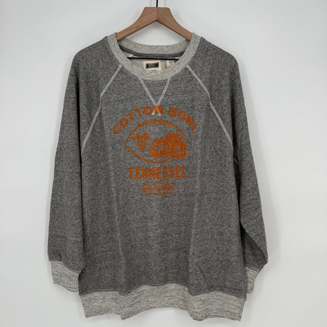 Tailgate Tennessee Volunteers Cotton Bowl Gray Sweatshirt Mens Size L