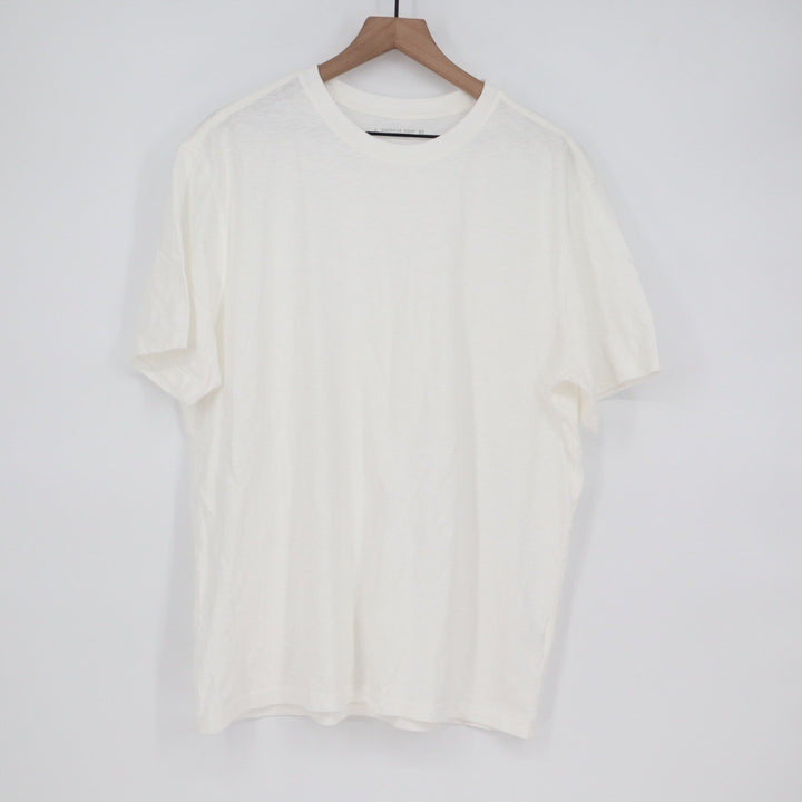 American Giant Mens T Shirt XL White Cotton Made in USA Crew Neck Casual Basic