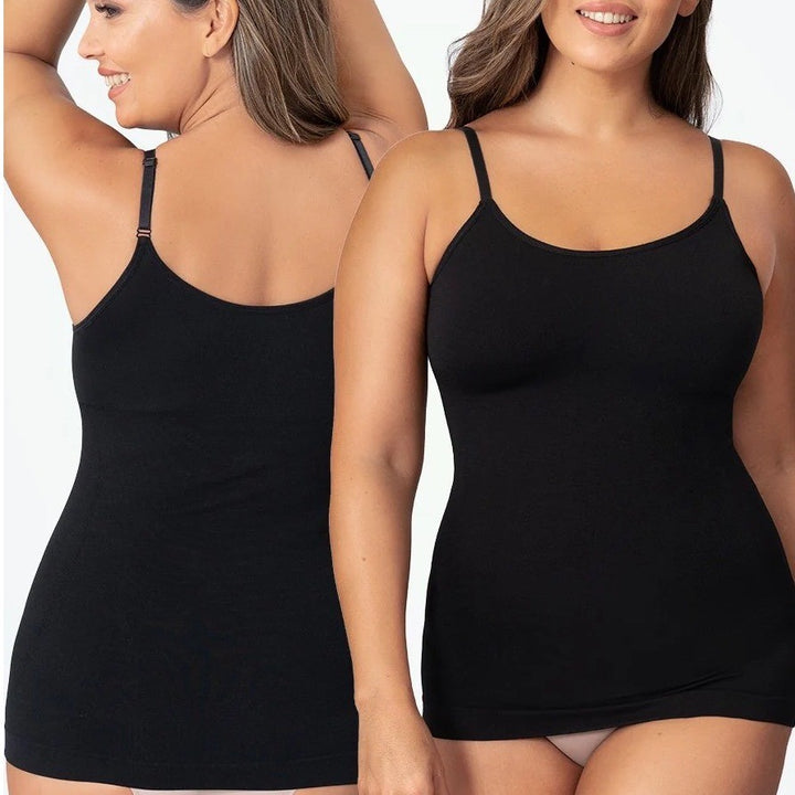 Shapermint Essentials All Day Every Day Scoop Neck Cami Black M M