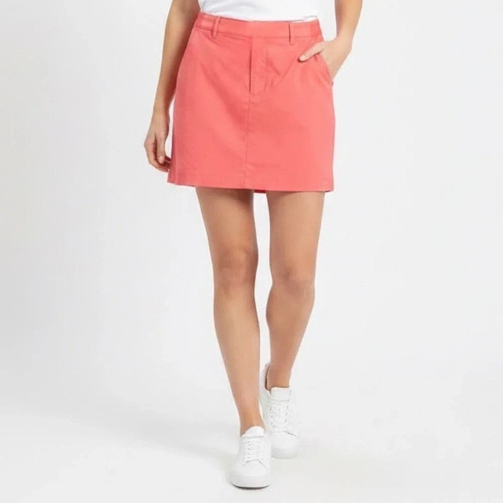 Walter Hagen Clubhouse Golf Skort Coral Pink Size 16 Performance Athletic Skirt