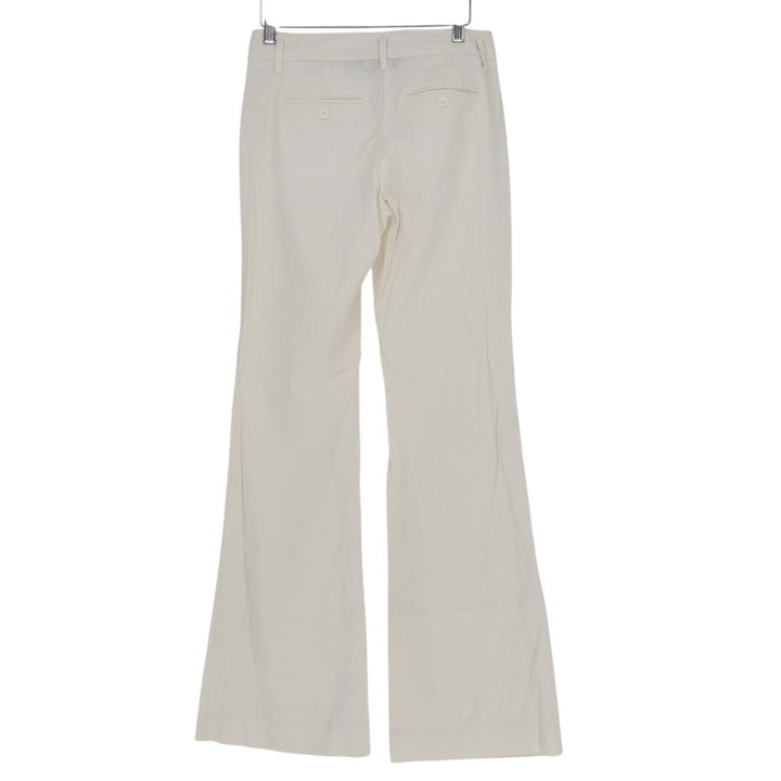 New York & Company Pants Women 0 Tall Beige Stretch Preppy Low Rise Wide Leg