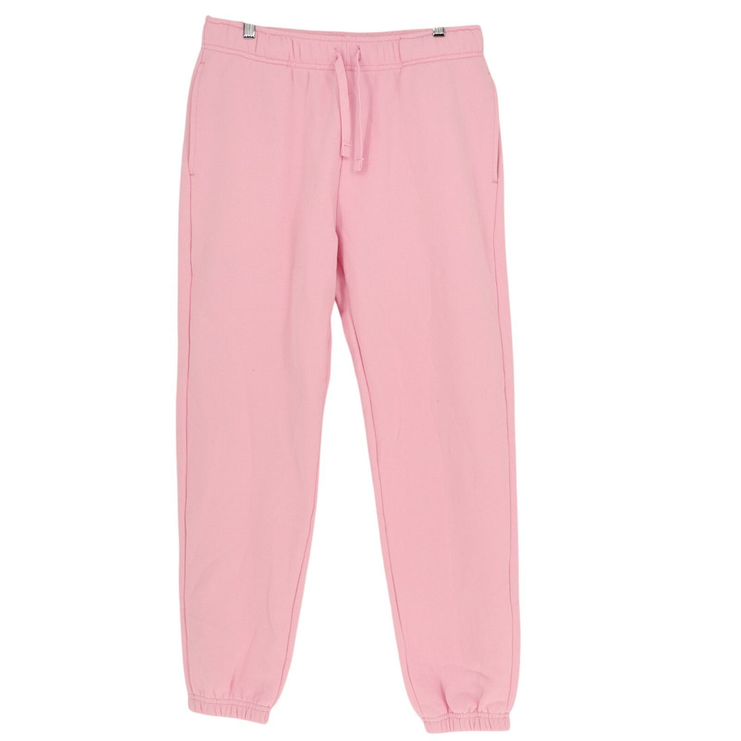 American Giant Classic Sweatpants Womens Medium Pink Cotton Ribbed Tapered Leg