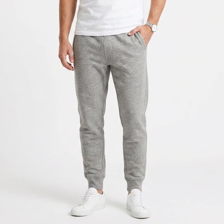 Uniqlo Mens Small Heather Gray Jogger Sweatpants Cotton Blend