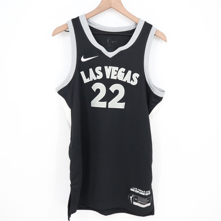 Nike Las Vegas Aces A'ja Wilson 22 Explorer Edition WNBA Jersey Black Womens M