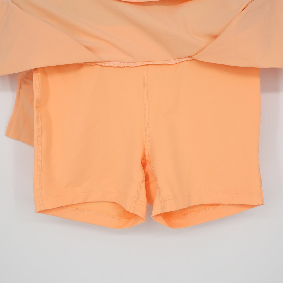Walter Hagen Performance 11 Golf Skort Peach Orange Size S Pockets Shorts Skirt