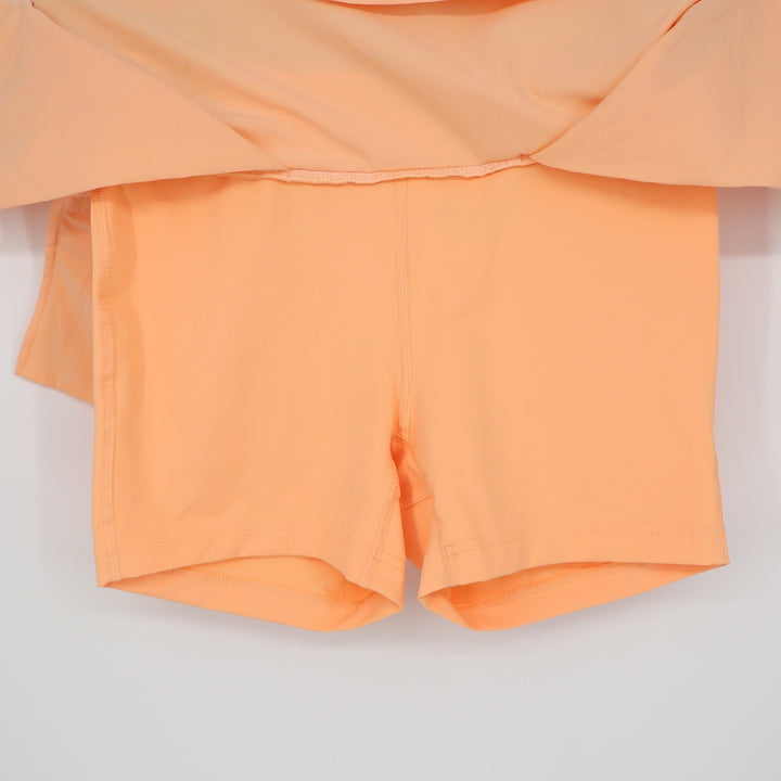 Walter Hagen Performance 11 Golf Skort Peach Orange Size S Pockets Shorts Skirt