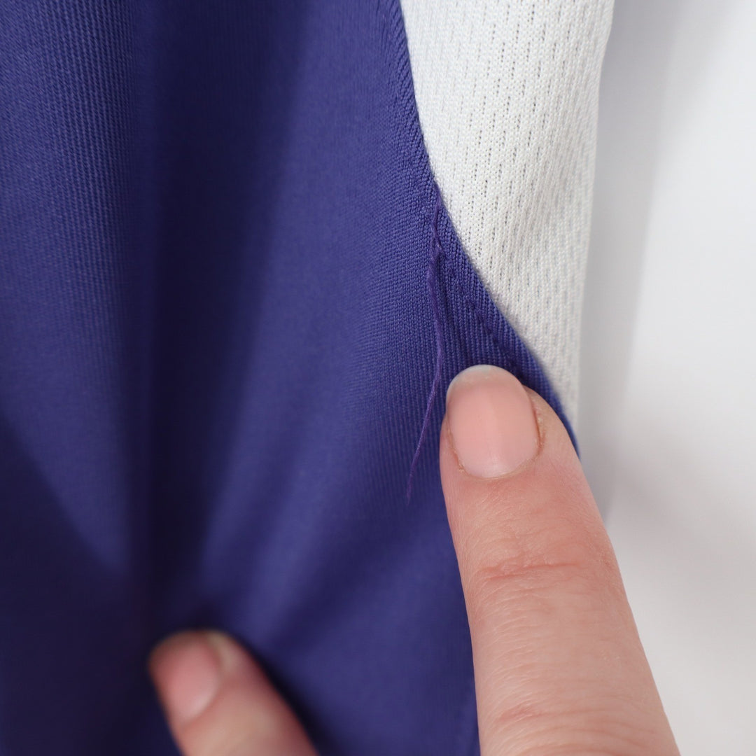 Lotto Boys Purple Athletic Shorts XS 6-7 White Contrast Side Panels