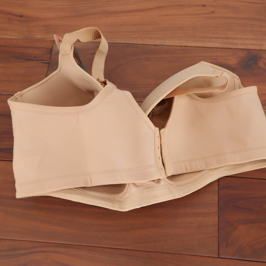 Vanity Fair Lingerie Beauty Back Smoother Bra Womens 44DD Beige Full-Figure