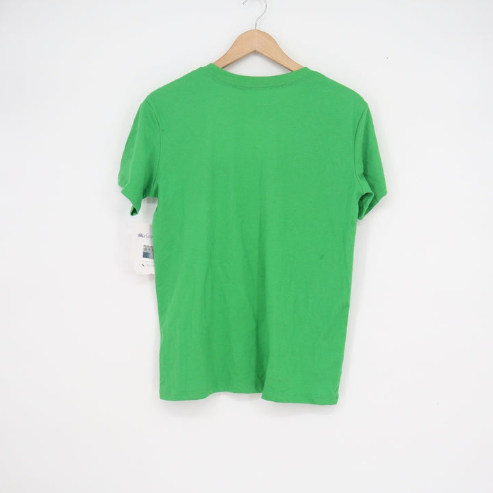 Betty Boop Lucky Girl St Patricks Day Green Glitter Graphic Tee Shirt Small NEW