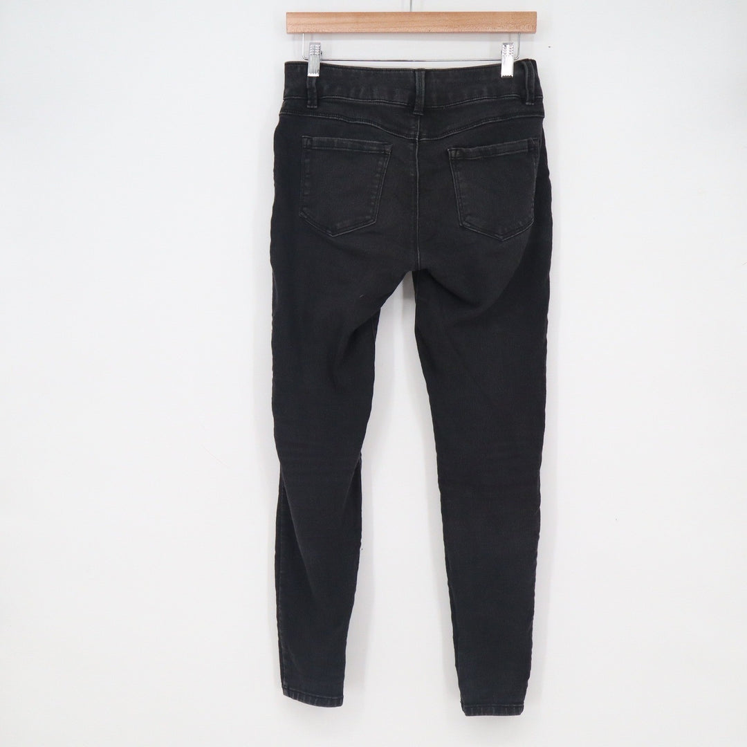 d.jeans Womens Black Skinny High Rise Stretch Denim Pants Size 6 RN 55356