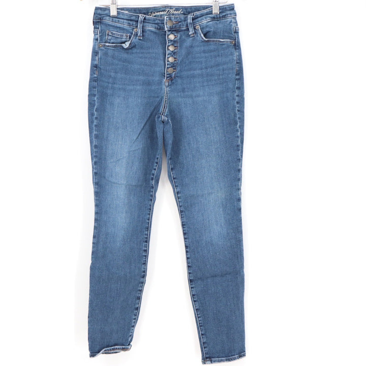 Universal Thread Womens High Rise Skinny Jeans Wash Button Fly Size 10/30R