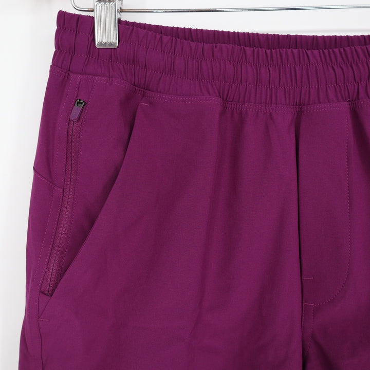 VRST Mens All-In Lined Training Shorts Black Cherry Purple 7 Inch Small NEW