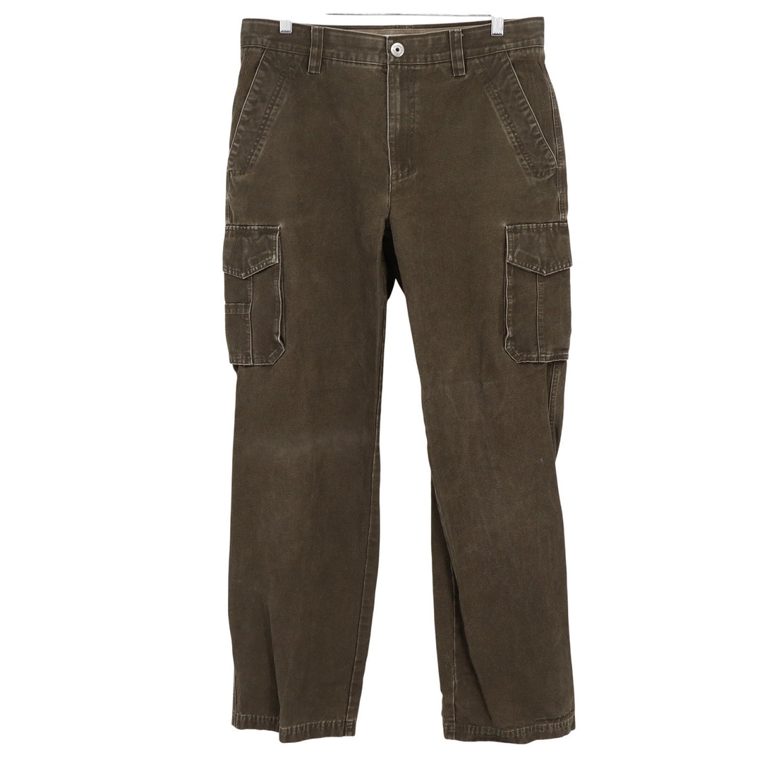 Columbia Sportswear Mens 32x30 Olive Corduroy Cargo Pants Outdoor Utility Green