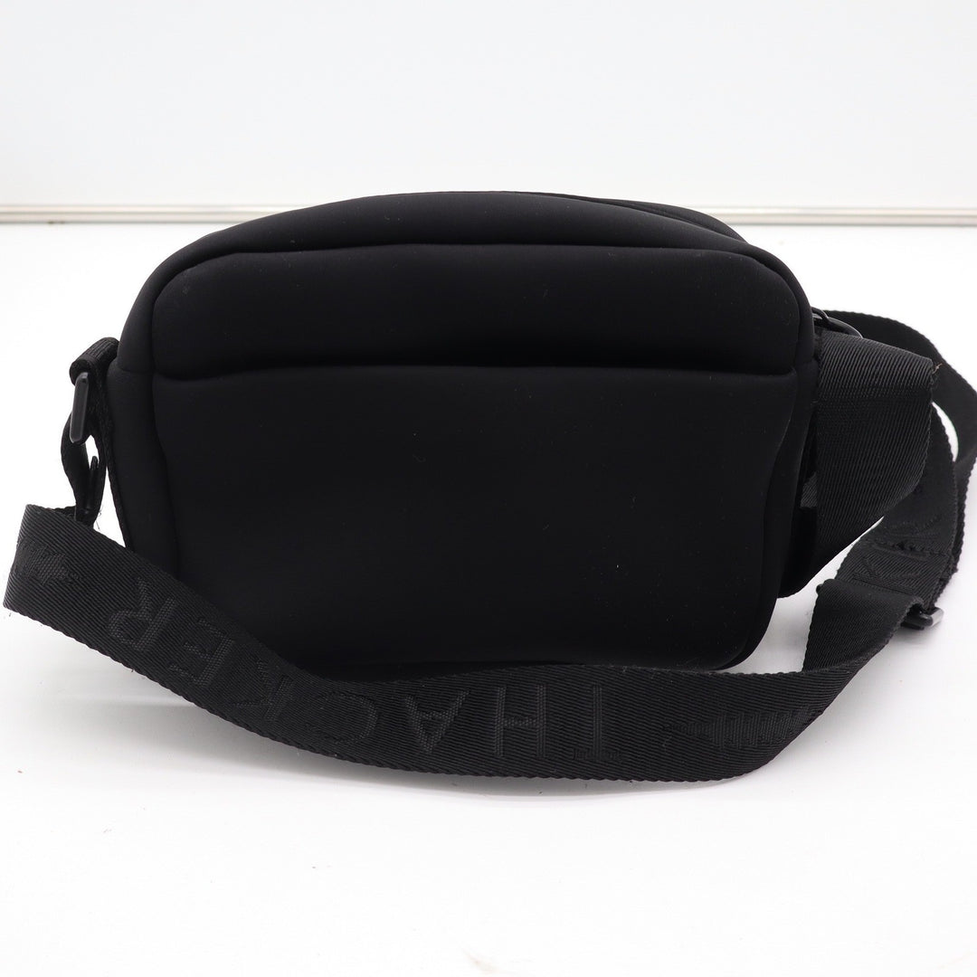 Thacker New York Black Neoprene Crossbody Camera Bag Adjustable Logo Strap