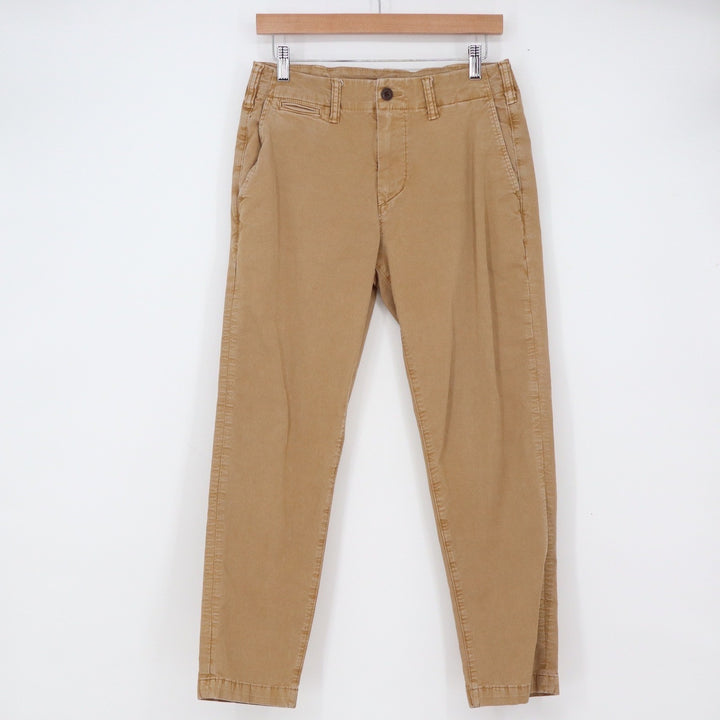 American Eagle Pants Mens 29x30 Flex Slim Chino Khaki Tan Stretch Excellent
