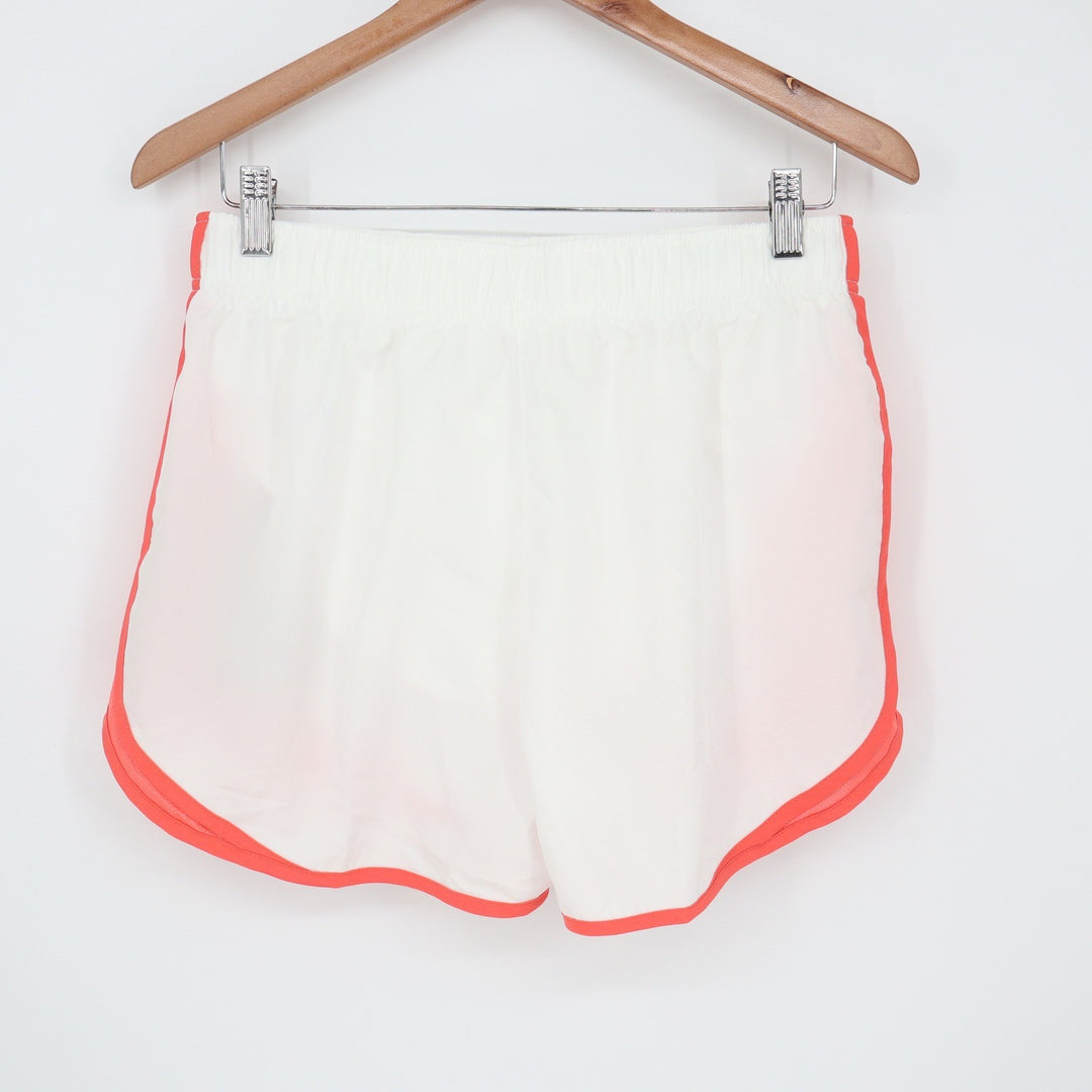 Nike Tempo Dri-FIT Womens Running Shorts White Bright Crimson Size M