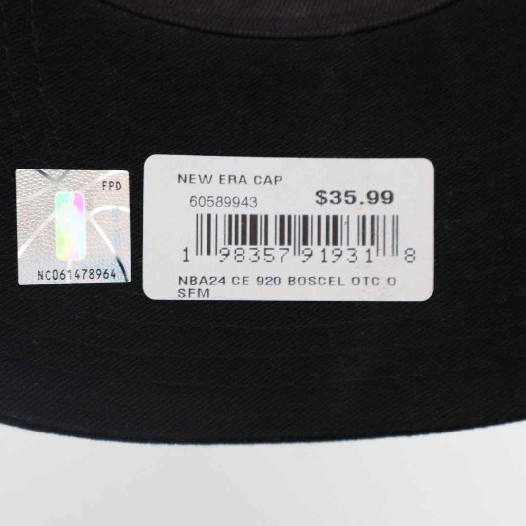 New Era 9TWENTY Boston Celtics NBA Hat Black Neon Green Adjustable Cap