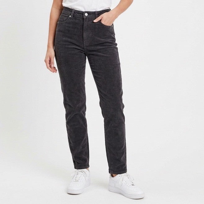Urban Outfitters BDG High Rise Mom Corduroy Pants Womens 27 Black Relaxed Fit