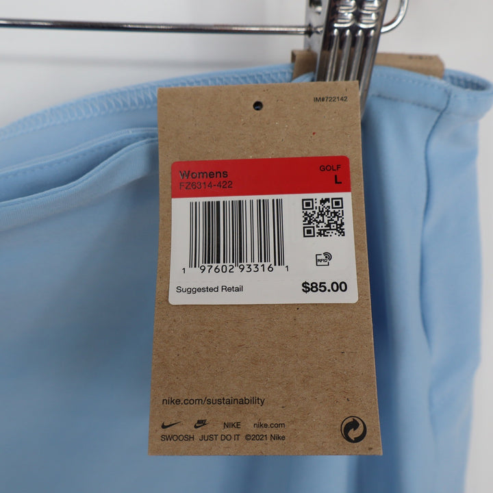 Nike Golf Womens Dri-FIT Victory Skort Light Blue Size L NEW