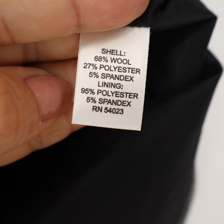 Banana Republic Gray Glen Plaid Wool Blend Pencil Skirt Size 14 Career Office