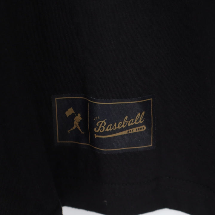 Baseballism Mens The Bat Bros Graphic T-Shirt Black Large BB-FM-L-BScript-Mens