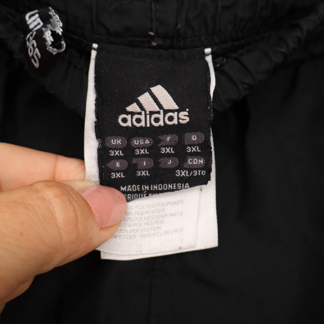 Adidas Mens Clima365 Track Pants Black 3-Stripe Windbreaker 3XL