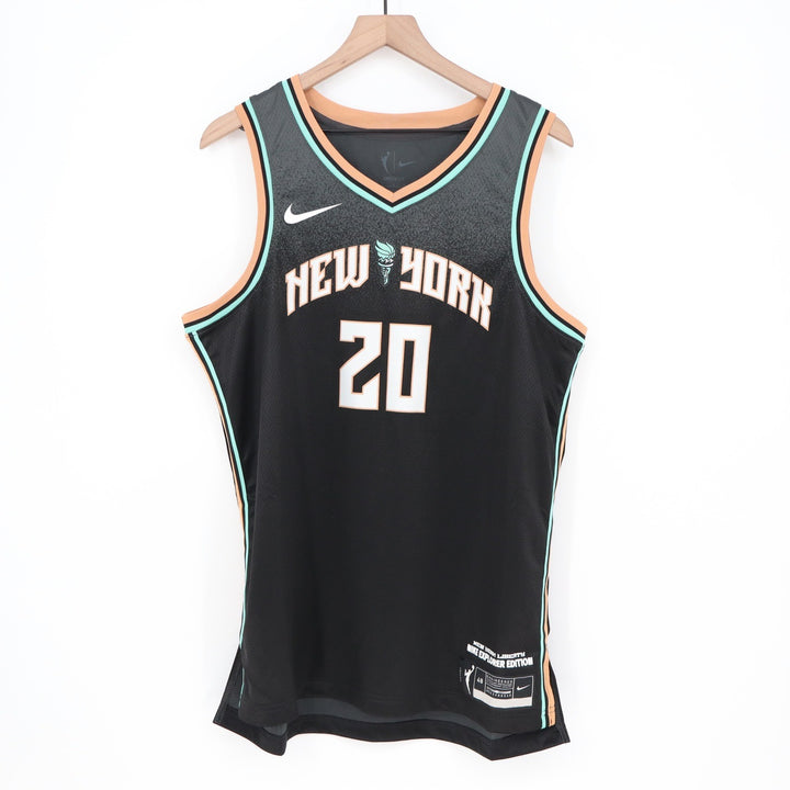 Nike Sabrina Ionescu New York Liberty Explorer Edition Jersey Black L