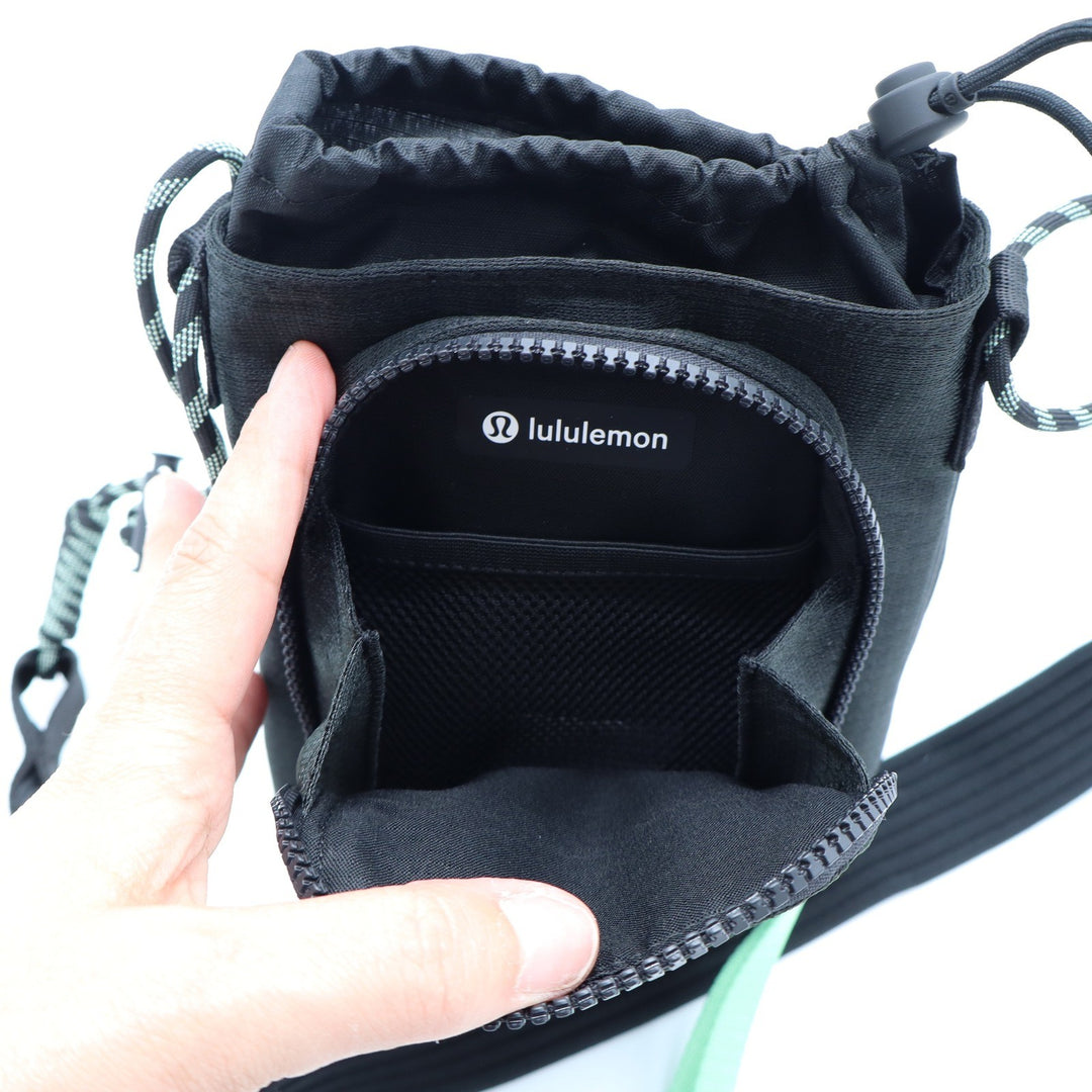 Lululemon Modular Phone Crossbody Bag Black Adjustable Strap Small Utility Pouch