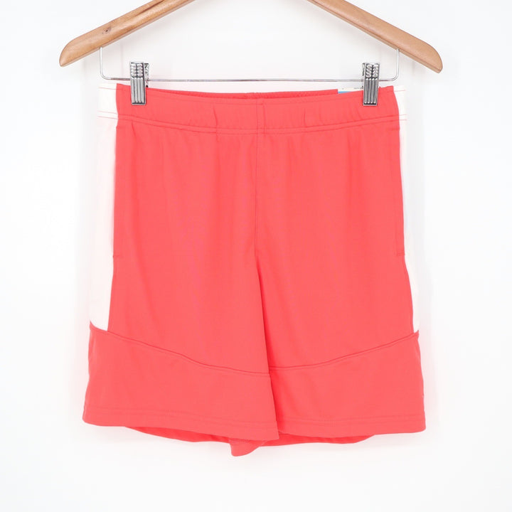 DSG Boys All Sport Short XL 18 Cabana Coral Pure White Moisture Wicking