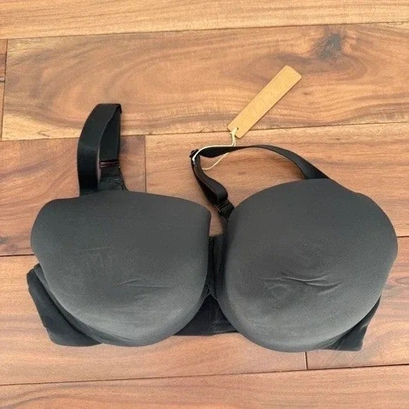 SKIMS Smoothing Intimates Full Coverage Lightly Lined Bra Onyx 32D DM DEM 9549W
